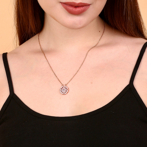 Four Heart Magnetic Pendant Necklace