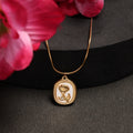 Golden Rose Elegance Pendant