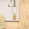 Golden Tulip Bloom Pendant