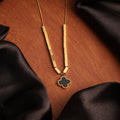 Black Elegance Gold Necklace