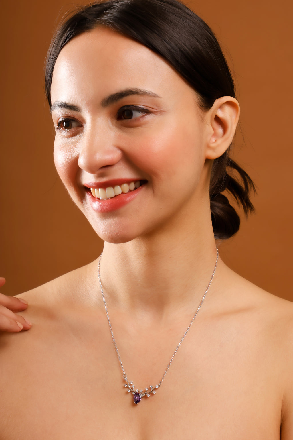 Forest Crown Pendant Necklace by Stree Noor